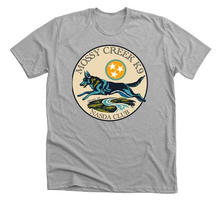 MCK9 NASDA club, a Athletic Heather Premium Unisex Tee