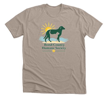 Summer Logo, a Heather Stone Premium Unisex Tee