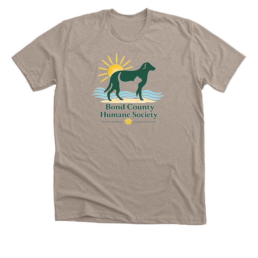 Summer Logo, a Heather Stone Premium Unisex Tee