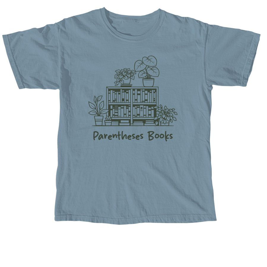 Indie Bookshop Magic, a Ice Blue Comfort Colors Unisex Tee