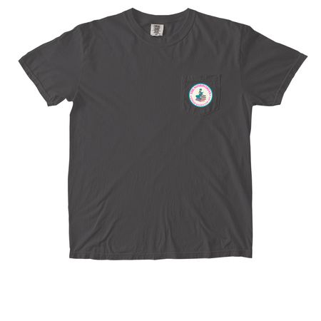 The Nonbinarian Comrade, a Pepper Comfort Colors Pocket Tee