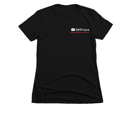 SKPcars Gen Z guide, a Black Women's Slim Fit Tee