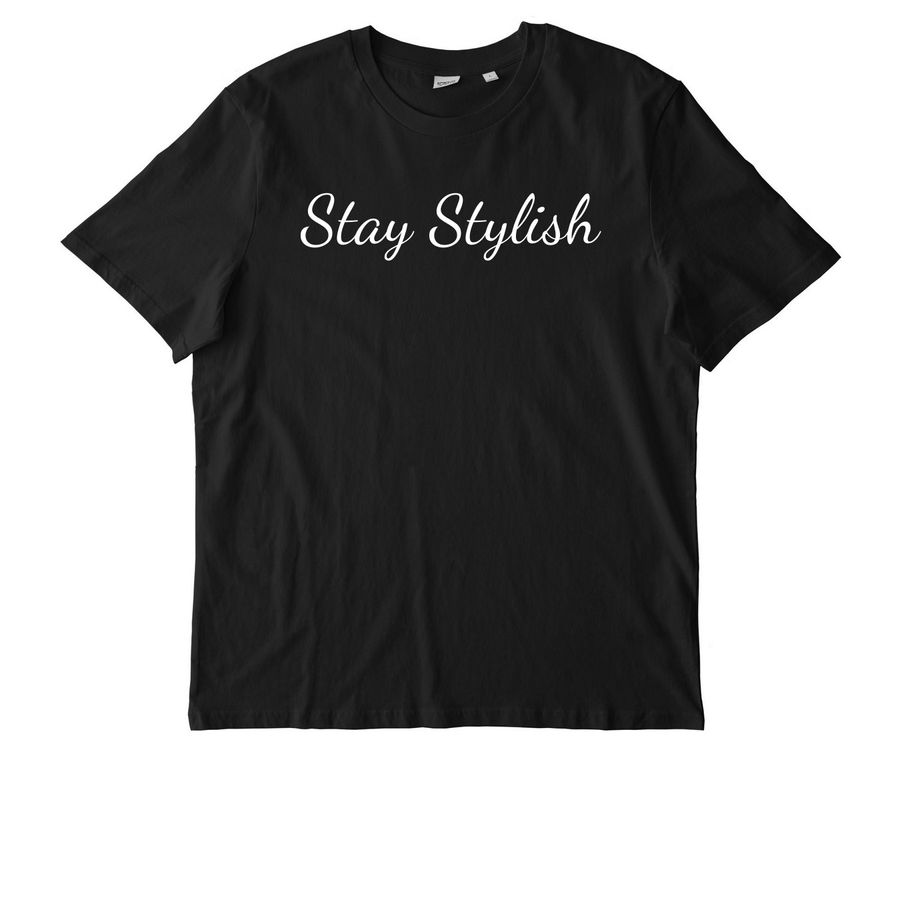 Stay Stylish tees are here!, a Black Stanley/Stella Unisex Creator 2.0 Tee