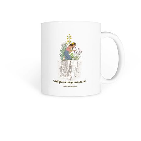Botanical Belonging Fall Fundraiser, a White Coffee Mug