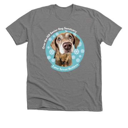 Love Never Retires-In Memory of Sundance, a Deep Heather Premium Unisex Tee