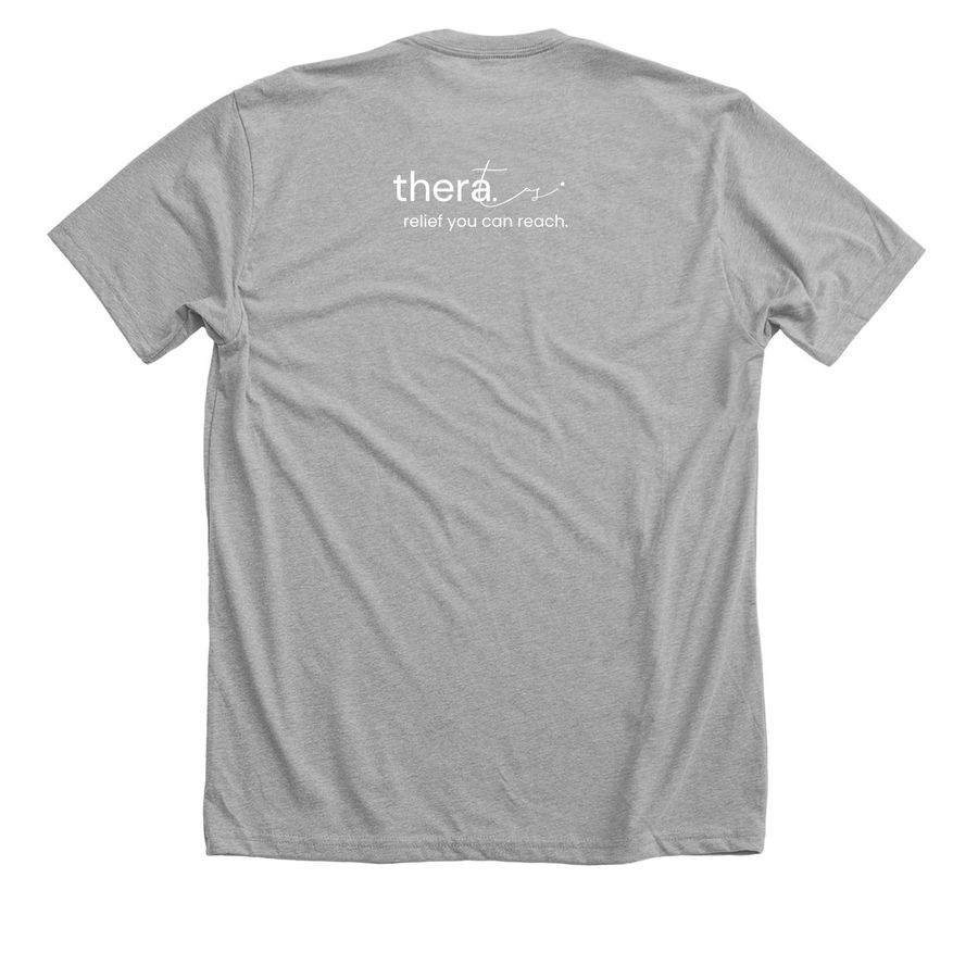 post op + still on top!, a Athletic Heather Premium Unisex Tee (back-view)