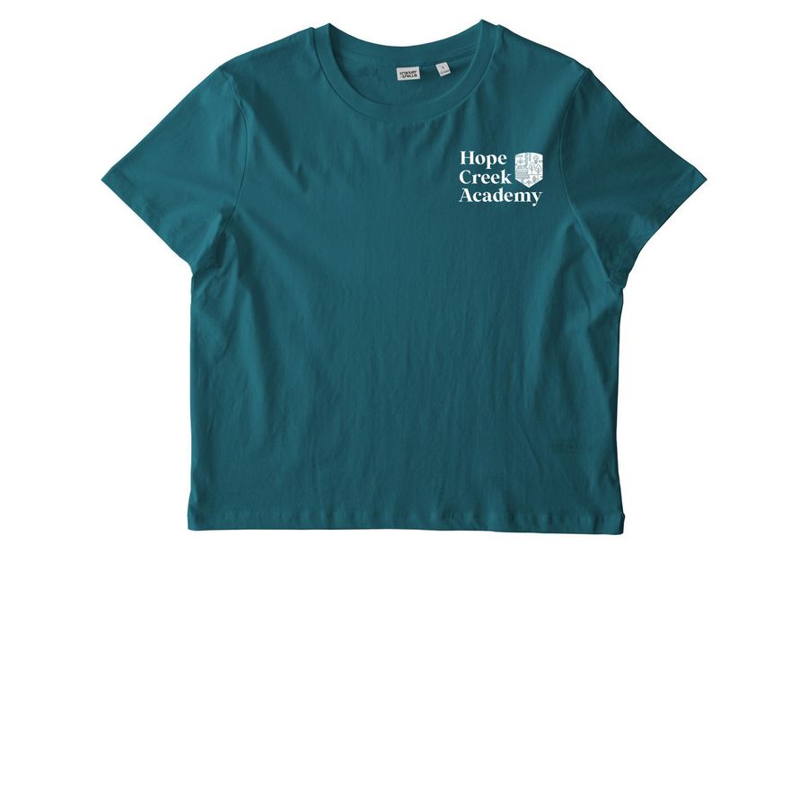 HCA Logo on Cropped Tee, a Stargazer Stanley/Stella Women?s Stella Muser Tee