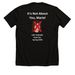 It?s Not About You, Marie! - CMT Awareness, a Solid Black Blend Premium Unisex Tee (back-view)