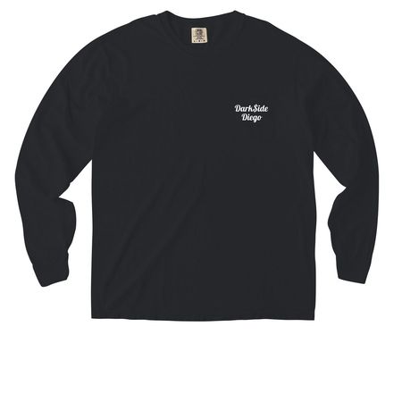 Dark$ide Diego&nbsp;, a Black Comfort Colors Long Sleeve Pocket Tee