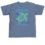 Ireland Trip, a Blue Jean Comfort Colors Unisex Tee (back-view)