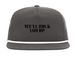 OB HATS, a Charcoal/ White Printed Umpqua Snapback Cap