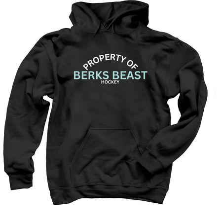 Property of Berks Beast Shirts, a Black Pullover Hoodie