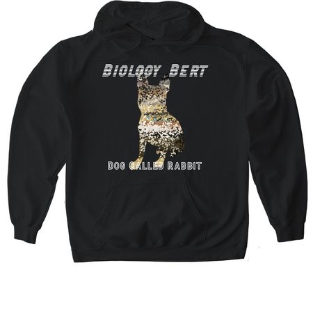 Dog Called Rabbit, a Black Gildan Softstyle Pullover Hoodie