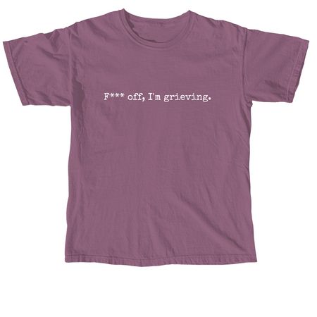 F*** Off Merch, a Berry Comfort Colors Unisex Tee