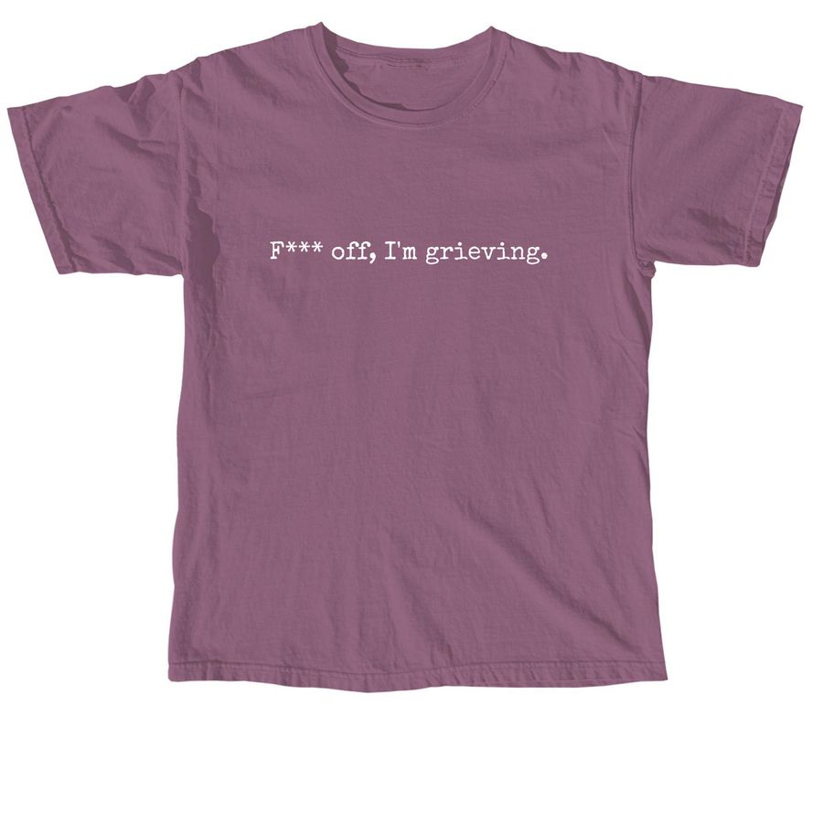F*** Off Merch, a Berry Comfort Colors Unisex Tee