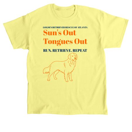 Golden Retriever Rescue of Atlanta Virtual 5K, a Cornsilk Classic Unisex Tee