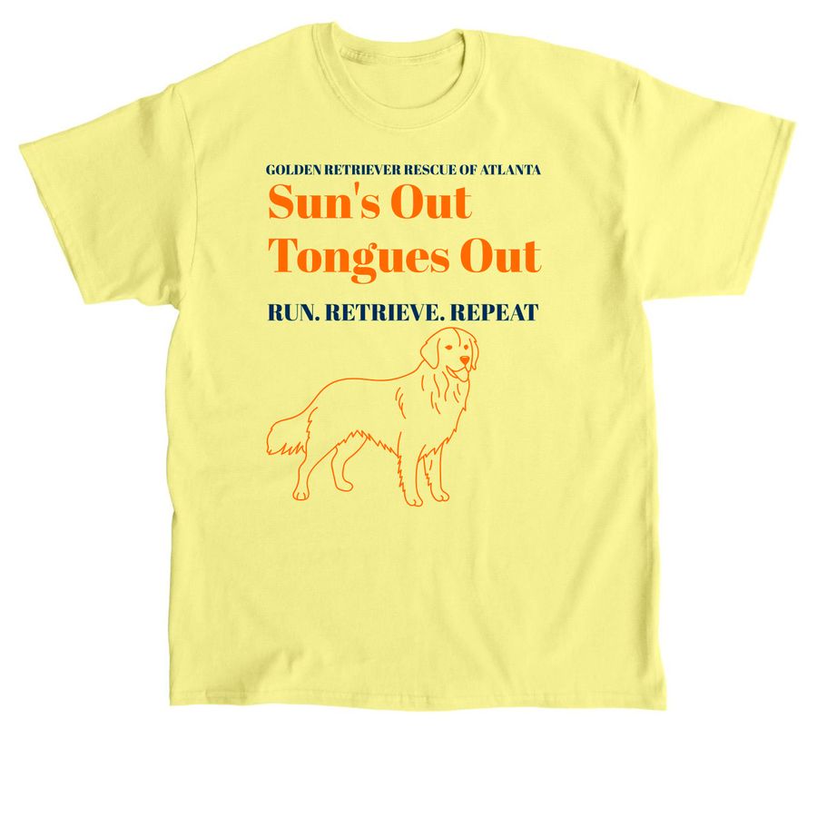 Golden Retriever Rescue of Atlanta Virtual 5K, a Cornsilk Classic Unisex Tee