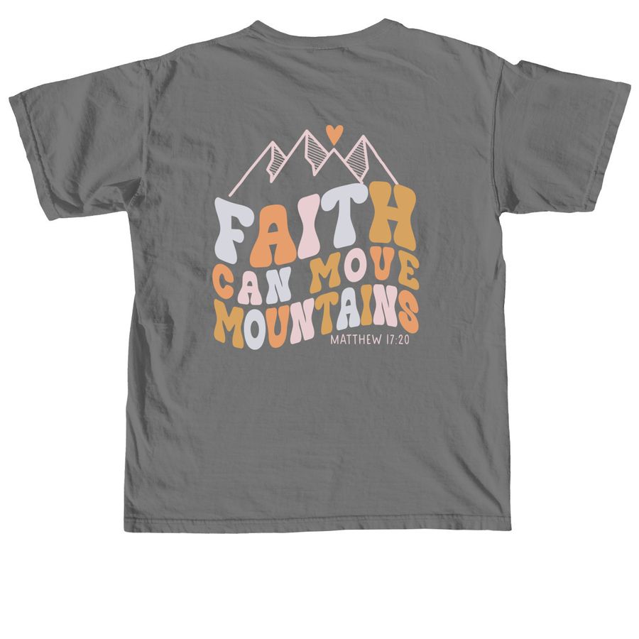 Bode's Message, a Grey Comfort Colors Unisex Tee (back-view)