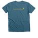 Bird Nerd for Life, a Heather Deep Teal Premium V-Neck Tee (back-view)