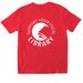 Friends of the Urbana Regional Library (FURL), a Red Softstyle Cotton Tee (back-view)