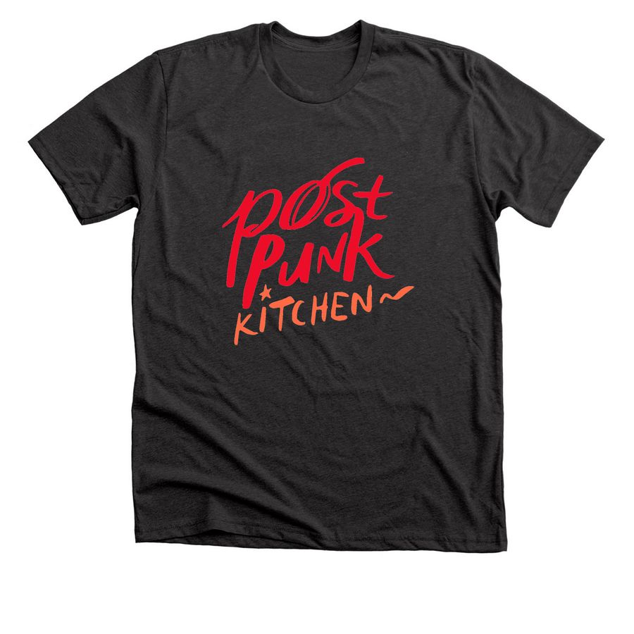 Post Punk Kitchen Tee, a Dark Grey Heather Premium Unisex Tee