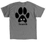 Search & Rescue Tshirts, a Charcoal Classic Unisex Tee (back-view)