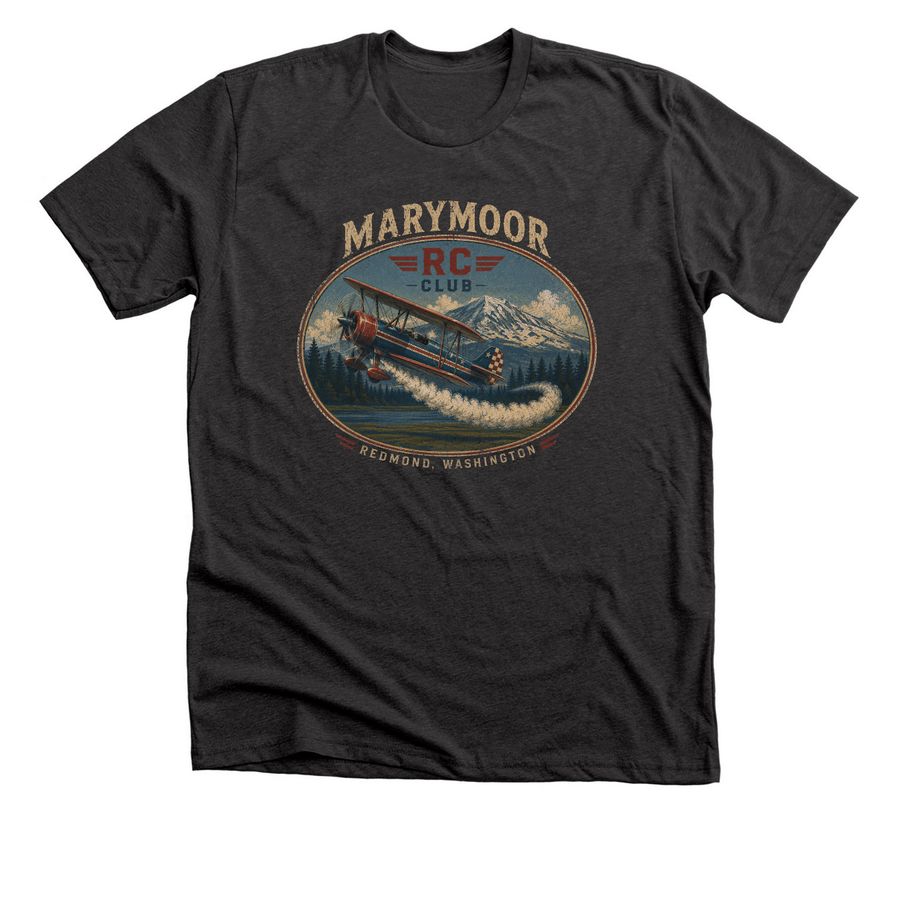 Marymoor RC Club&nbsp;, a Dark Grey Heather Premium Unisex Tee