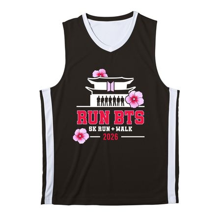 2026 jersey, a Black/ White Reversible Basketball Jersey
