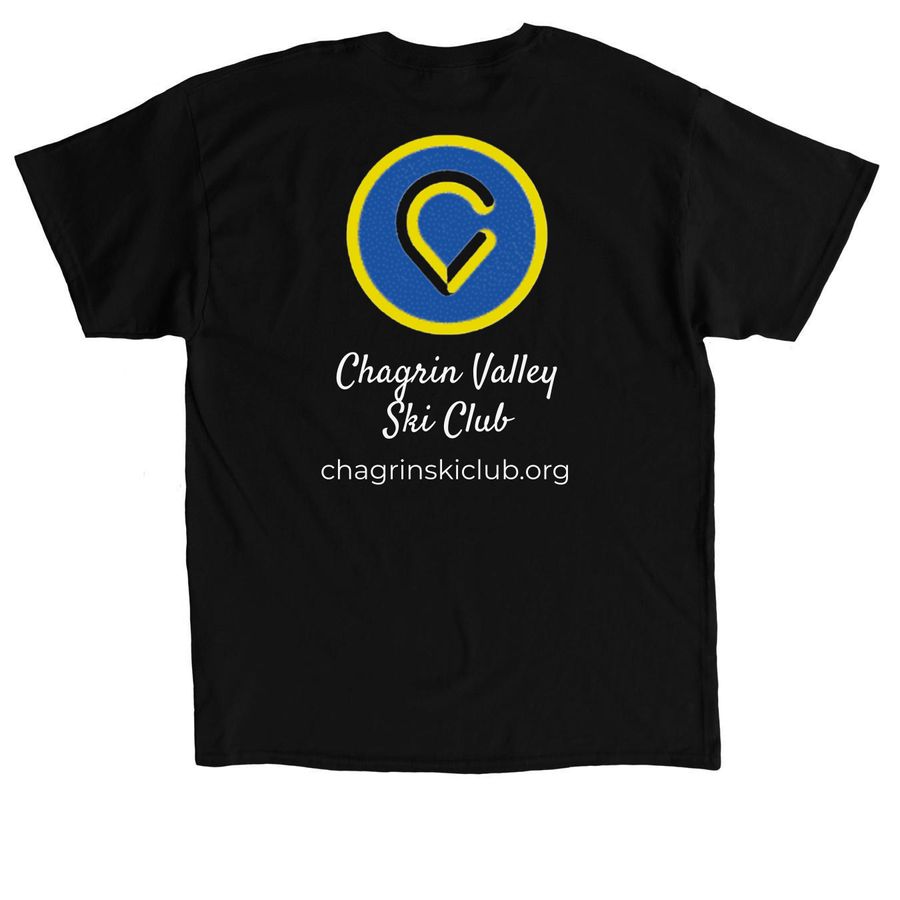 Chagrin Valley - 2027 Trip Shirt, a Black Classic Unisex Tee (back-view)