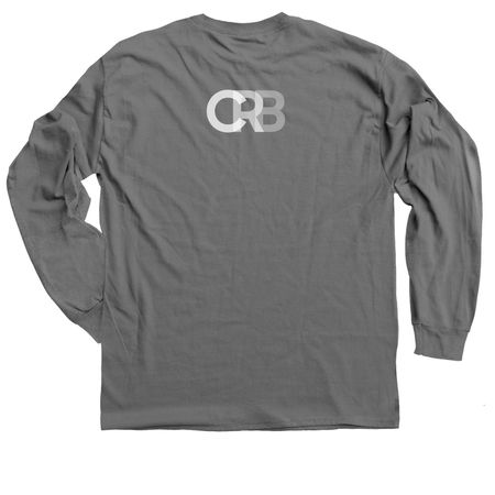 Capulets Logo Tee, a Charcoal Classic Long Sleeve Tee (back-view)