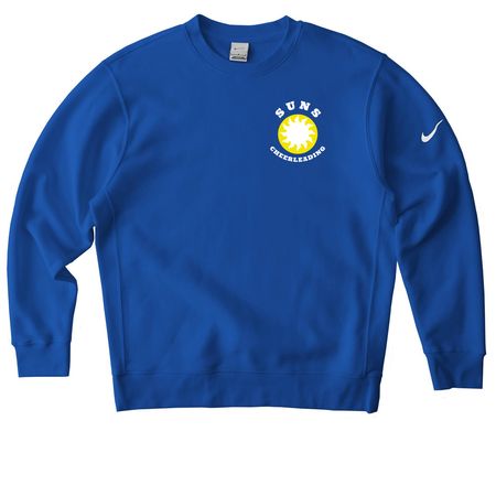 Cheer Warm-ups Pt.2, a Game Royal Nike Club Fleece Crewneck Sweatshirt