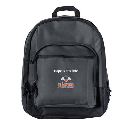 Hope is Possible Backpack, a Dark Charcoal Everyday Backpack