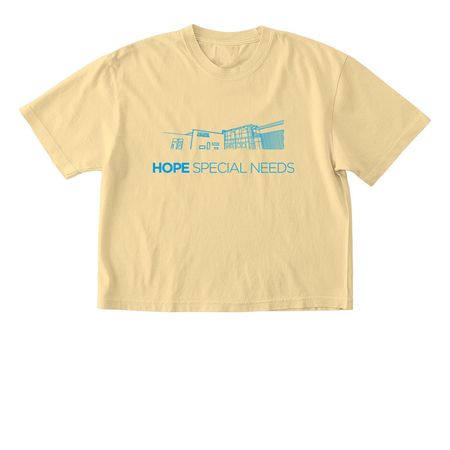 Special Needs Volunteer Shirts, a Butter Comfort Colors Boxy Tee