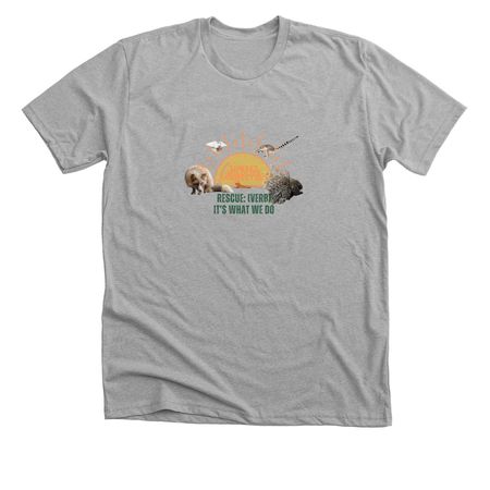 Rescue: It's What We Do, a Athletic Heather Premium Unisex Tee