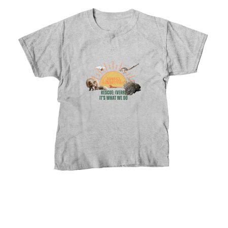 Rescue: It's What We Do, a Sport Grey Youth Unisex Tee