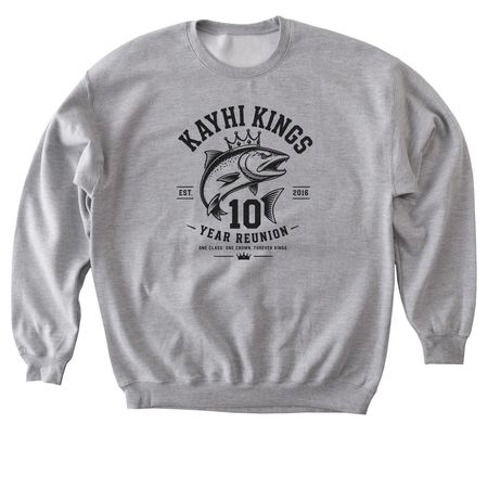 Reunion (BLACK LOGO)&nbsp;, a Sport Grey Softstyle Crewneck Sweatshirt
