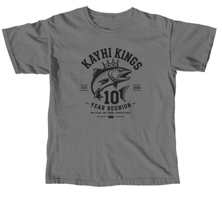 Reunion (BLACK LOGO)&nbsp;, a Grey Comfort Colors Unisex Tee