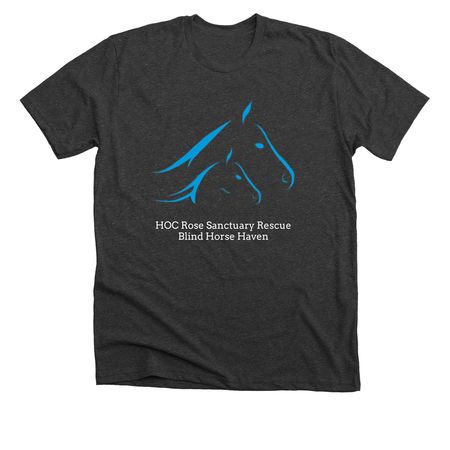 HOC Rose Sanctuary Rescue, a Dark Grey Heather Premium Unisex Tee