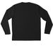 BCRC Large Logo, a Black Unisex Performance Long Sleeve Tee (back-view)