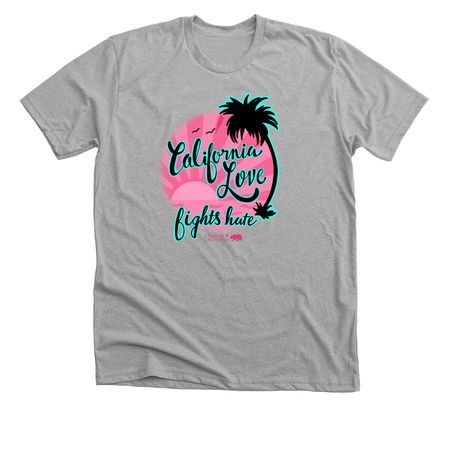 California Love Pink, a Athletic Heather Premium Unisex Tee
