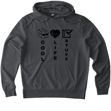 COOL LIFE STUFF, a Terrain Grey Allmade Organic French Terry Pullover Hoodie