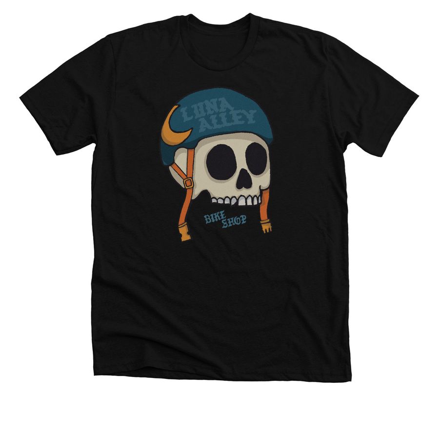 Luna Alley Bike Shop, a Solid Black Blend Premium Unisex Tee