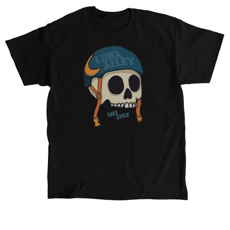 Luna Alley Bike Shop, a Black Classic Unisex Tee