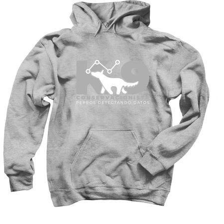 Perros Detectando Datos camisetas en espa?ol, a Sport Grey Pullover Hoodie