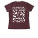 adult - women's performance tee, a Maroon Women's Performance Tee (back-view)