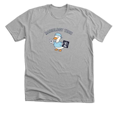 Rad Tech Duck&nbsp;, a Athletic Heather Premium Unisex Tee
