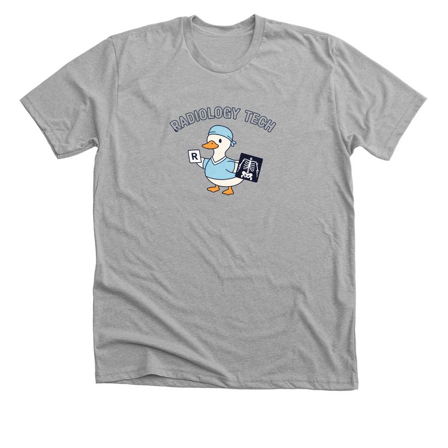 Rad Tech Duck&nbsp;, a Athletic Heather Premium Unisex Tee