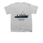 Boat Logo on Back, a Sport Grey Youth Unisex Tee (back-view)