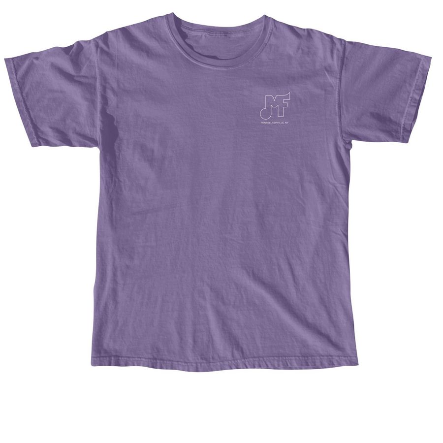 Logo + Lineup Short Sleeve, a Grape Comfort Colors Unisex Tee