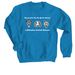 Rescued Is My Favorite Breed - Volunteer, a Sapphire Crewneck Sweatshirt